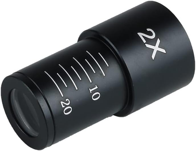 WintopScope 2X Microscope Eyepiece Lens with 23.2mm Interface for Biological Microscope - Image 1